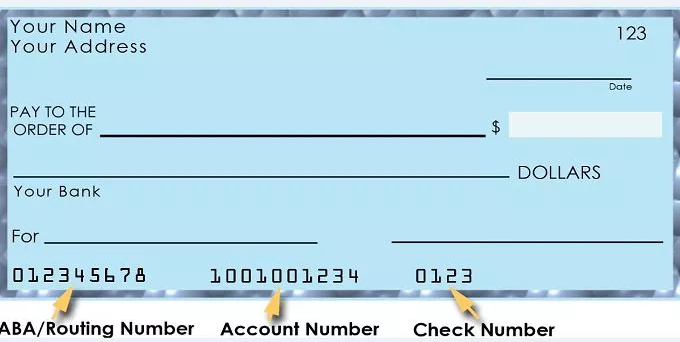 Bank Routing Number