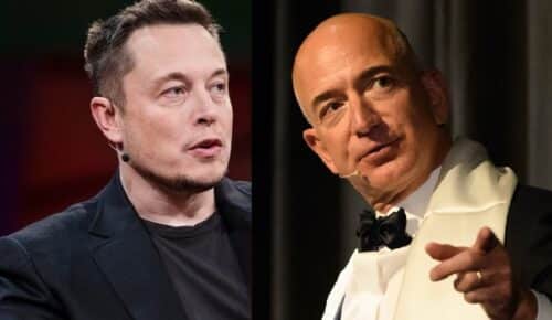 Elon Musk et Jeff Bezos