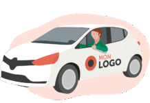 Les stickers : une idée pertinente pour personnaliser une voiture commerciale sticker voiture commerciale