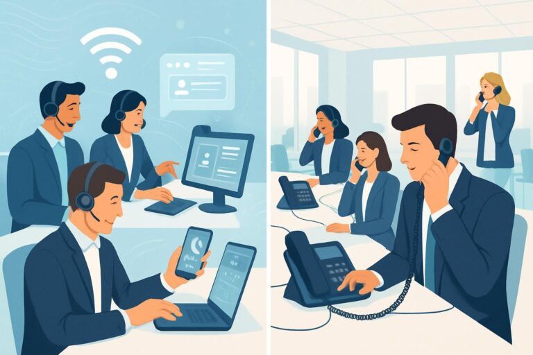 Téléphonie VoIP ou ligne classique : quel choix idéal pour équiper une équipe commerciale B2B ?