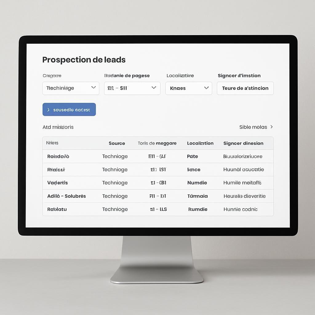 découvrez comment les logiciels de prospection b2b, combinant data et intelligence artificielle, révolutionnent la génération de leads pour booster votre croissance commerciale.