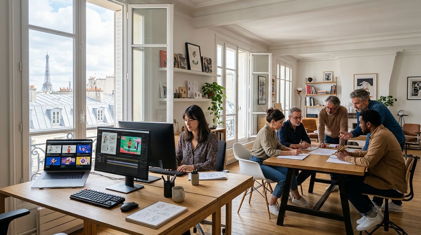 découvrez moonky, l'agence parisienne de motion design reconnue pour sa créativité et son innovation, offrant des solutions visuelles uniques et captivantes.