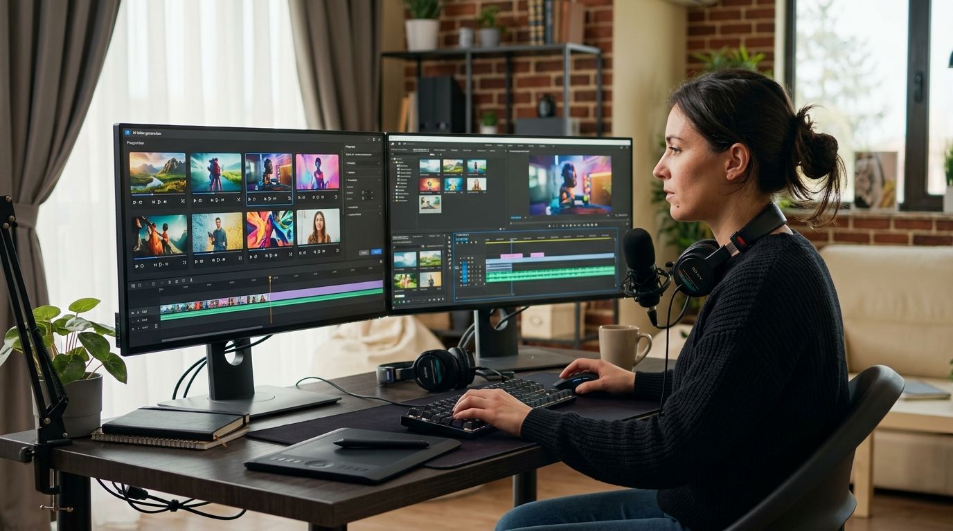 découvrez les 10 outils d'intelligence artificielle indispensables pour transformer et améliorer votre montage vidéo, et révolutionnez votre créativité dès aujourd'hui.