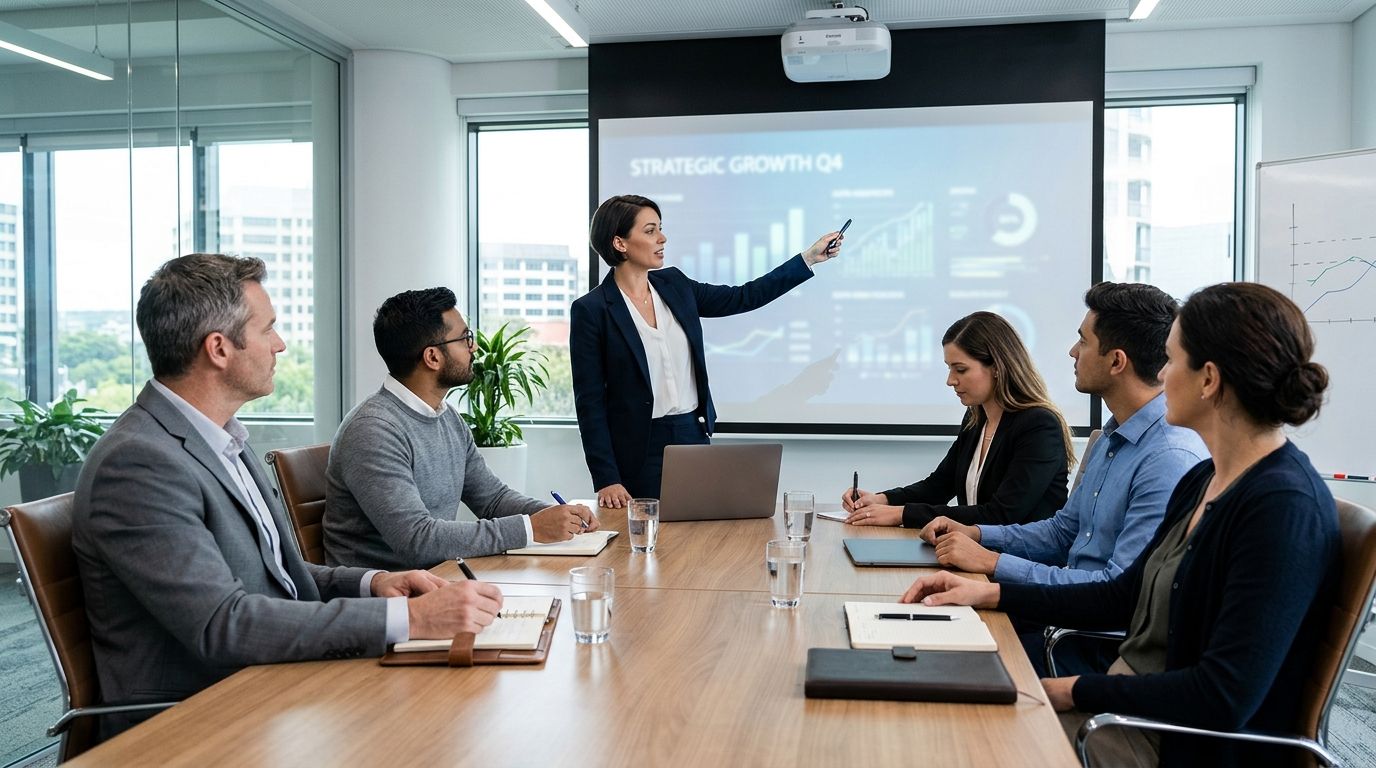 découvrez les méthodes essentielles pour réussir une présentation powerpoint stratégique en entreprise et captiver votre audience avec impact.